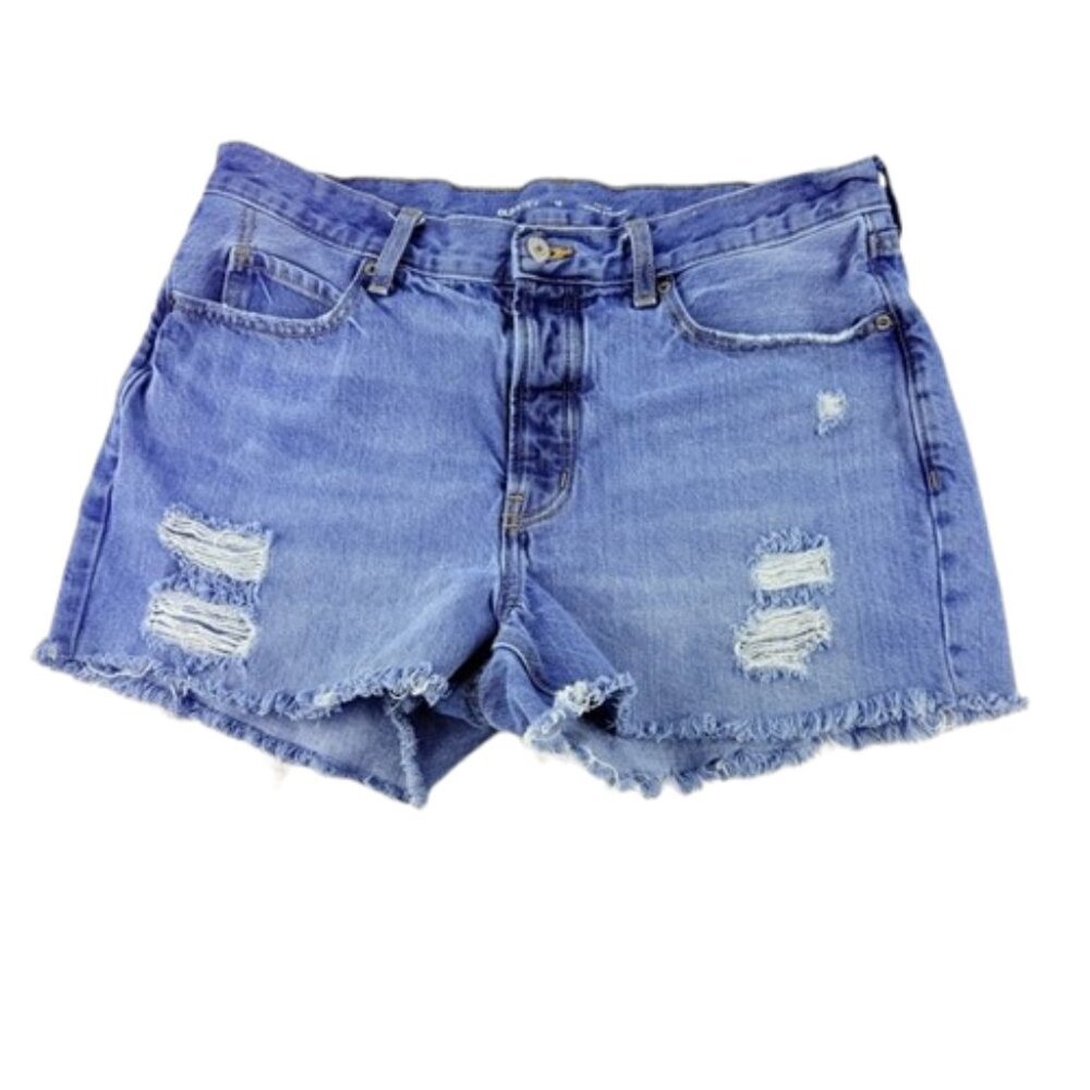 Old Navy Slouchy Straight High-Rise Shorts Size 12